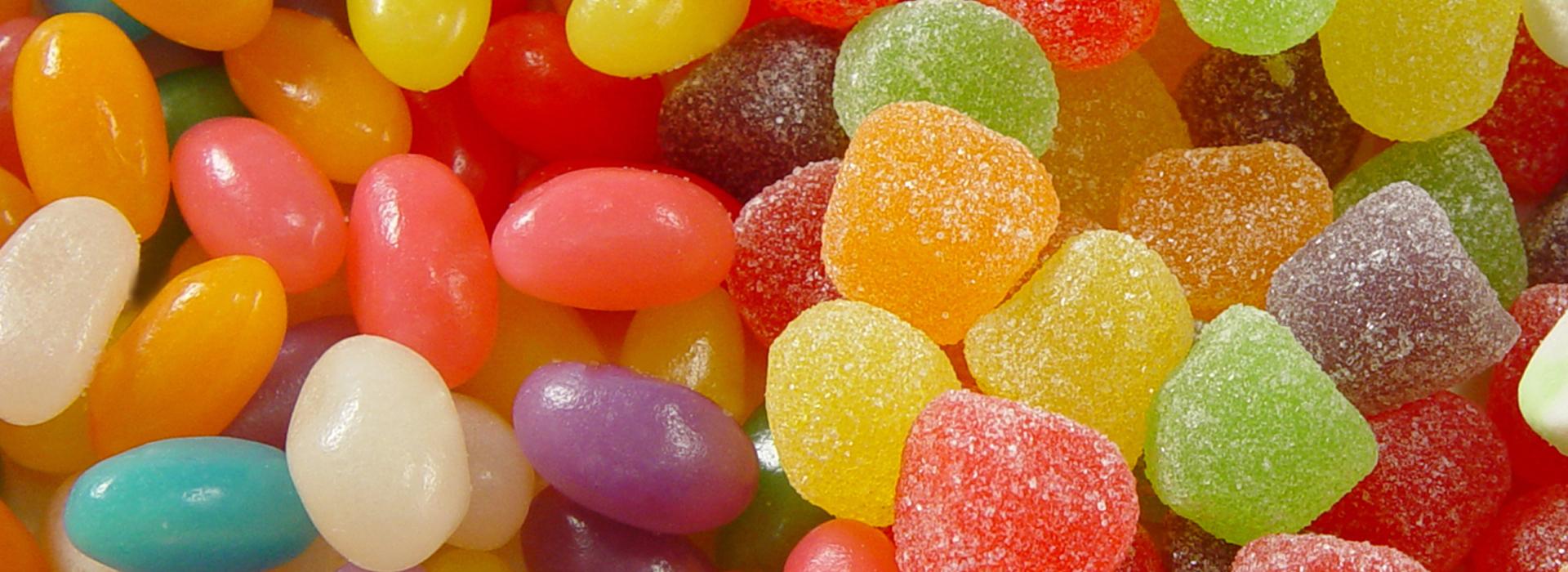 Jellybeans and other gummy candies